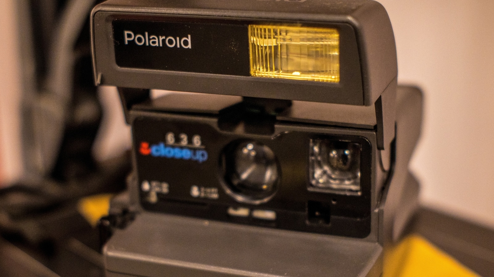 Polaroid camera in the museum.